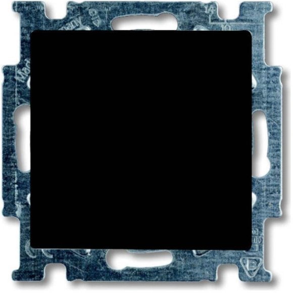 Выключатель 1-клавишный ABB BASIC55, скрытый монтаж, chateau-black, 2CKA001012A2174 в Череповце