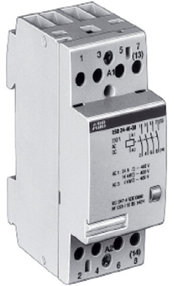 Модульный контактор ABB ESB24 4НО 24А 220В AC/DC, GHE3291102R0006 в Череповце