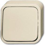 Выключатель 1-клавишный ABB BUSCH-DURO, открытый монтаж, слоновая кость, 2CKA001042A0654