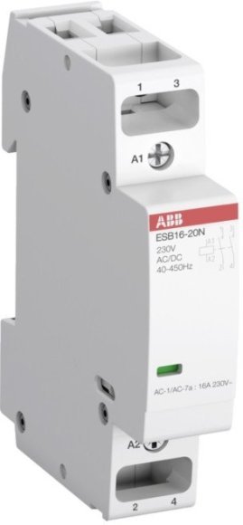 Модульный контактор ABB ESB-N 1НО+1НЗ 16А 230В AC/DC, 1SBE111111R0611 в Череповце