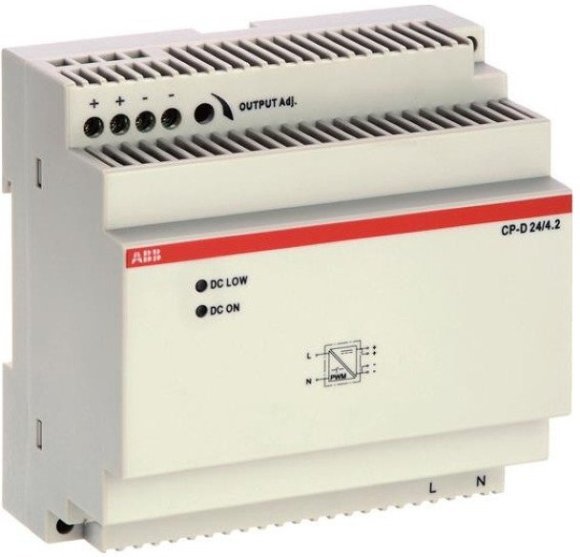 Блок питания CP-D 24/4.2 (регулир. вых. напряж) вход 90-265В AC / 120-370В DC, выход 24В DC /4.2A, 1SVR427045R0400 в Череповце