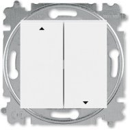 Выключатель для жалюзи 2-клавишный ABB LEVIT, механический, скрытый монтаж, белый / белый, 2CHH598945A6003 Выключатель для жалюзи 2-клавишный ABB LEVIT, механический, скрытый монтаж, белый / белый, 2CHH598945A6003