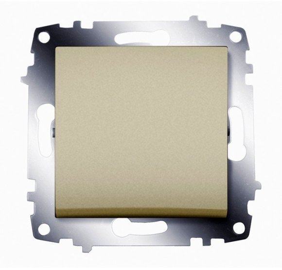 Выключатель 1-клавишный ABB COSMO, скрытый монтаж, титан, 619-011400-200 в Череповце