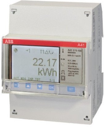 Счетчик электроэнергии однотарифный ABB A41 однофазный 5(80)А, кл.т. 1, 2CMA100082R1000 в Череповце