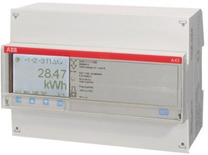 Счетчик электроэнергии однотарифный ABB A43 трехфазный 5(80)А, кл.т. 1, 2CMA100106R1000 в Череповце