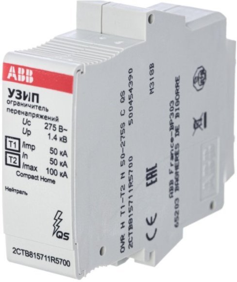 УЗИП OVR H T1-T2 N 50-275s C QS картридж, 2CTB815711R5700 в Череповце