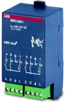 BE/M4.24.1 Модуль бинарный вход 4-канальный, 12/24В, 2CDG110006R0011 в Череповце