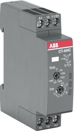 Реле времени CT-AHC.12 компактное (задержка при отключ.) 24-48B DC, 24- 240B AC (7 диапазонов времени 0,05с...100ч) 1ПК, 1SVR508110R0000 в Череповце