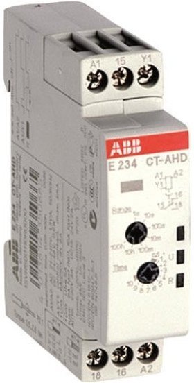 Реле времени CT-AHD.12 модульное (задержка на отключ.) 24-48B DC, 24- 240B AC (7 временных диапазонов 0,05с...100ч) 1ПК, 1SVR500110R0000 в Череповце