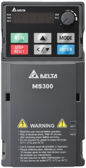 Преобразователи частоты Delta Electronics VFD4A8MS21AFSAA (0.75кВт 1ф 230В) серии MS300 в Череповце