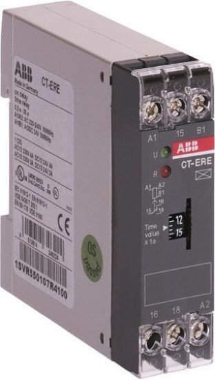 Реле времени CT-ERE (задержка на включ.) 24В AC/DC, 220-240В AC (временной диапазон 0.3..30мин.) 1ПК, 1SVR550107R5100 в Череповце