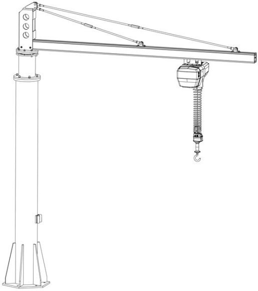 Консольный поворотный кран в Череповце Консольный поворотный кран в Череповце