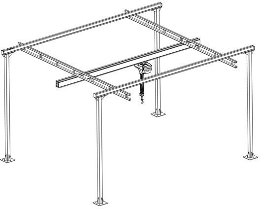 Крановая портальная внутрицеховая система в Череповце Крановая портальная внутрицеховая система в Череповце
