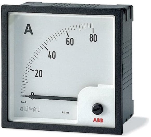 Амперметр щитовой ABB AMT 20А AC, аналоговый, кл.т. 1,5, 2CSG313060R4001 в Череповце