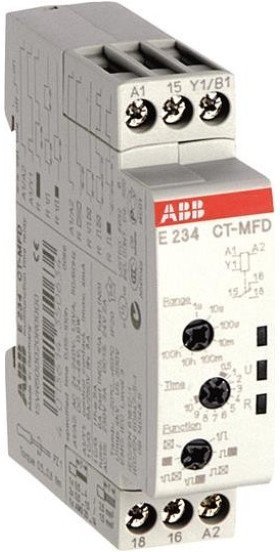 Реле времени CT-MFD.12 модульное многофункц. (7 функций ) 24-48B DC, 24- 240B AC (7 временных диапазонов 0,05с...100ч) 1ПК, 1SVR500020R0000 в Череповце