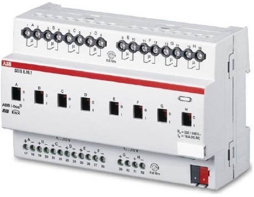 SD/S8.16.1 Светорегулятор ЭПРА 1-10В, 8-канальный, 16А, 2CDG110081R0011 в Череповце