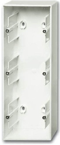 Future Коробка для открытого монтажа, 3 поста, белый бархат, 2CKA001799A0955 в Череповце