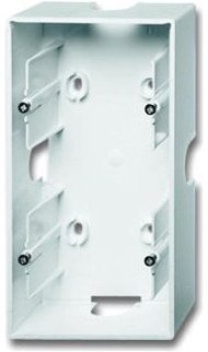 Коробка для открытого монтажа, 2 пост, серия future, цвет альпийский белый, 2CKA001799A0902