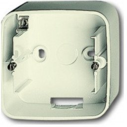Коробка для открытого монтажа, 1 пост, серия Busch-Duro 2000 SI, цвет слоновая кость, 2CKA001799A0977 в Череповце