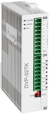 DVP02TKR-S Температурный контроллер серии S, базовый модуль, 2 канала, 16 бит, 4 диск. выхода (реле) в Череповце