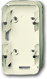 Коробка для открытого монтажа, 2 пост, серия Busch-Duro 2000 SI, цвет слоновая кость, 2CKA001799A0979