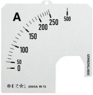 Шкала для амперметра SCL-A1-150/72, 2CSG112209R5011