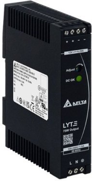 DRL-12V120W1EN Блок питания 1ф. 90-264 VAC, Uвых = 12 В, Ток нагрузки макс = 10 А, 120Вт, в металлическом корпусе