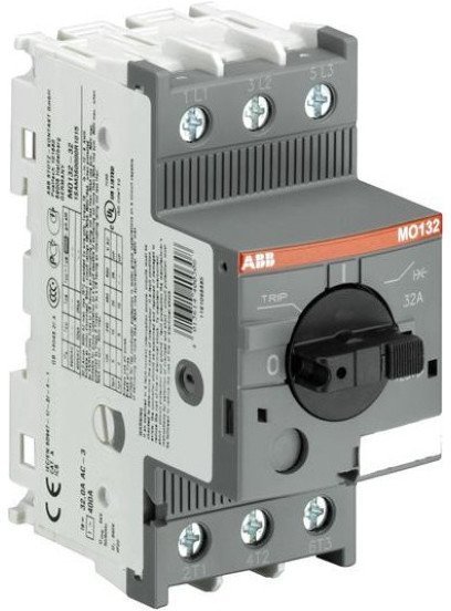 Силовой автомат для защиты двигателя ABB 12А 3P, магнитный расцепитель, 1SAM360000R1012 в Череповце