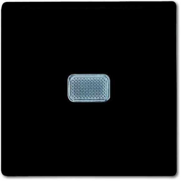 Выключатель 1-клавишный ABB BASIC55 с подсветкой, скрытый монтаж, chateau-black, 2CKA001012A2175 в Череповце