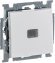 Выключатель 1-клавишный ABB BASIC55 с подсветкой, скрытый монтаж, альпийский белый, 2CKA001012A2153 в Череповце