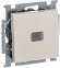 Выключатель 1-клавишный ABB BASIC55 с подсветкой, скрытый монтаж, слоновая кость, 2CKA001012A2156 в Череповце