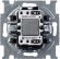 Выключатель 1-клавишный ABB BASIC55 с подсветкой, скрытый монтаж, слоновая кость, 2CKA001012A2156 в Череповце