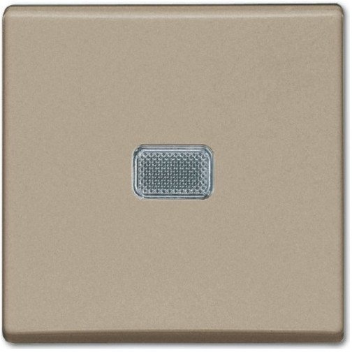 Выключатель 1-клавишный ABB BASIC55 с подсветкой, скрытый монтаж, шампань, 2CKA001012A2165 в Череповце